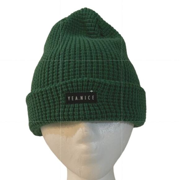 Yea Nice Beanie Unisex One Size Acrylic Waffle Knit Winter Warm Hat Cap OSFM - Picture 7 of 14